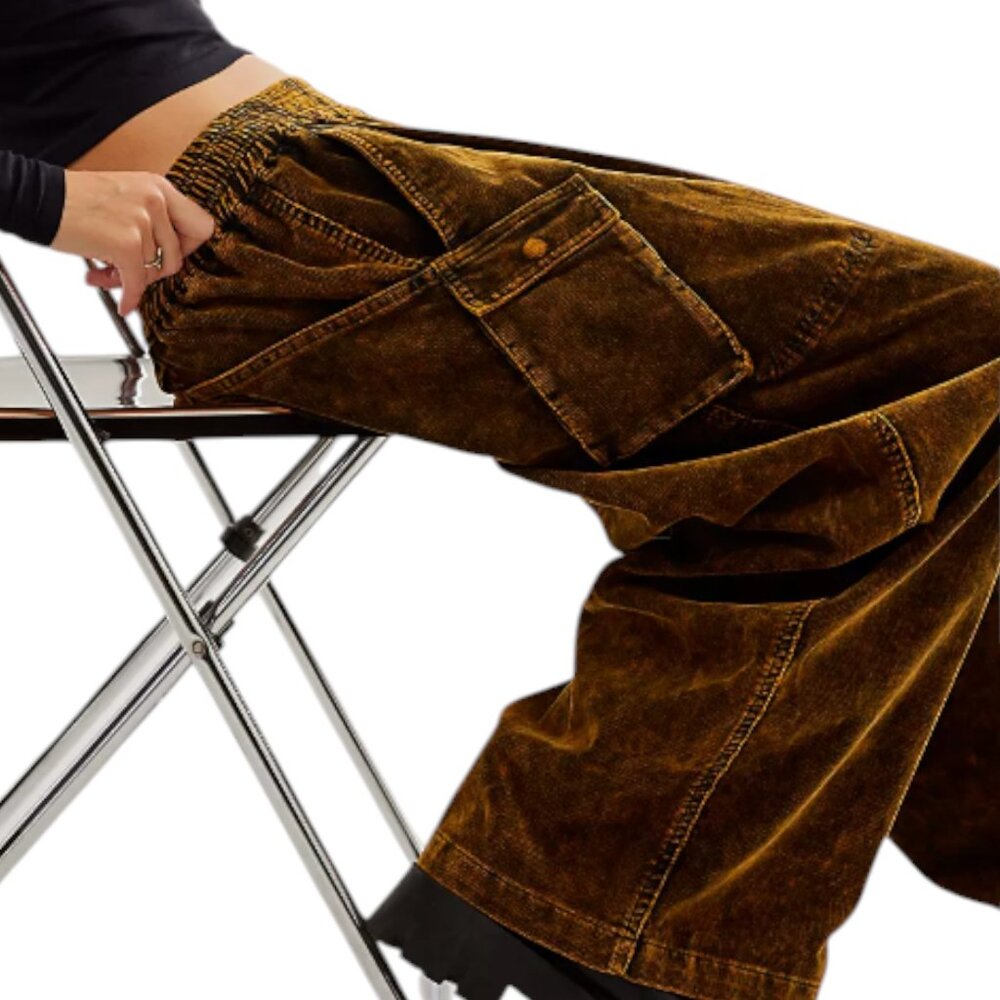 OneTeaspoon  x Free People Cord Parachute Pull-On Jeans